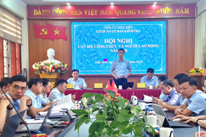 Hội nghị cán bộ, công chức, người lao động cơ quan UBKT Tỉnh ủy