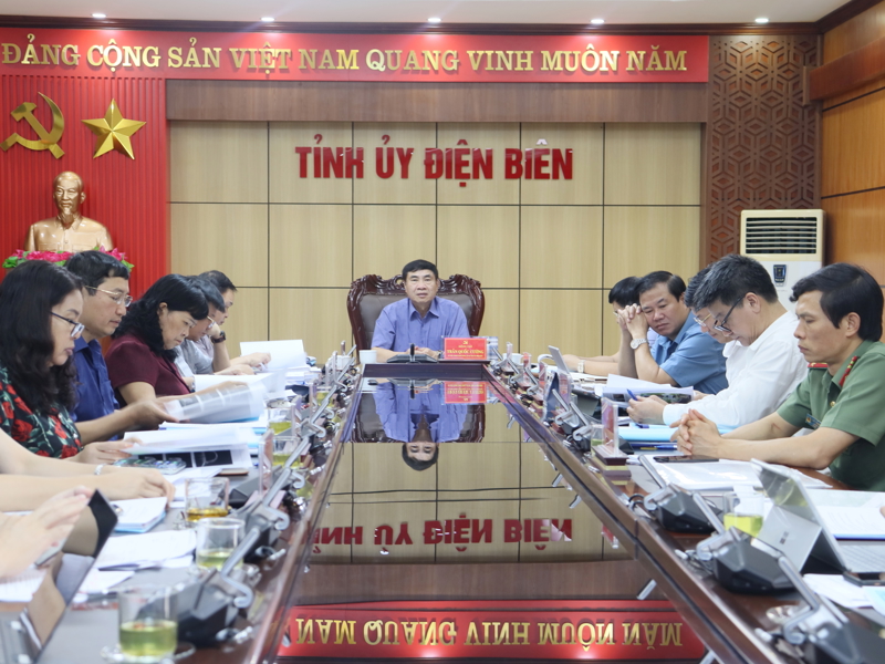Ban Thường vụ Tỉnh ủy họp kỳ thứ 56