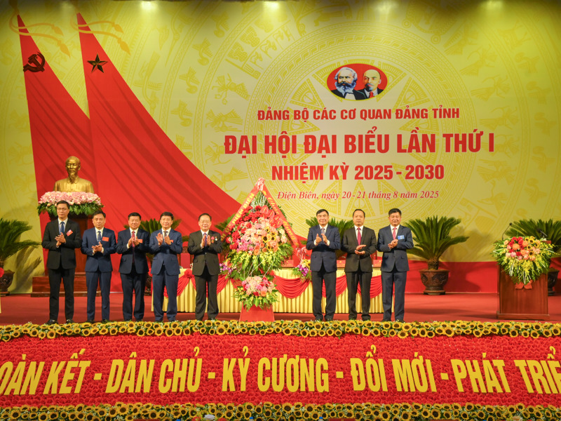 Đại hội Đảng bộ các cơ quan Đảng tỉnh lần thứ nhất, nhiệm kỳ 2025-2030 thành công tốt đẹp