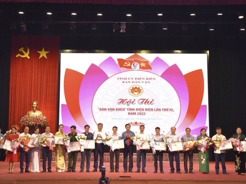 Bế mạc Hội thi “Dân vận khéo” tỉnh Điện Biên lần thứ III, năm 2022