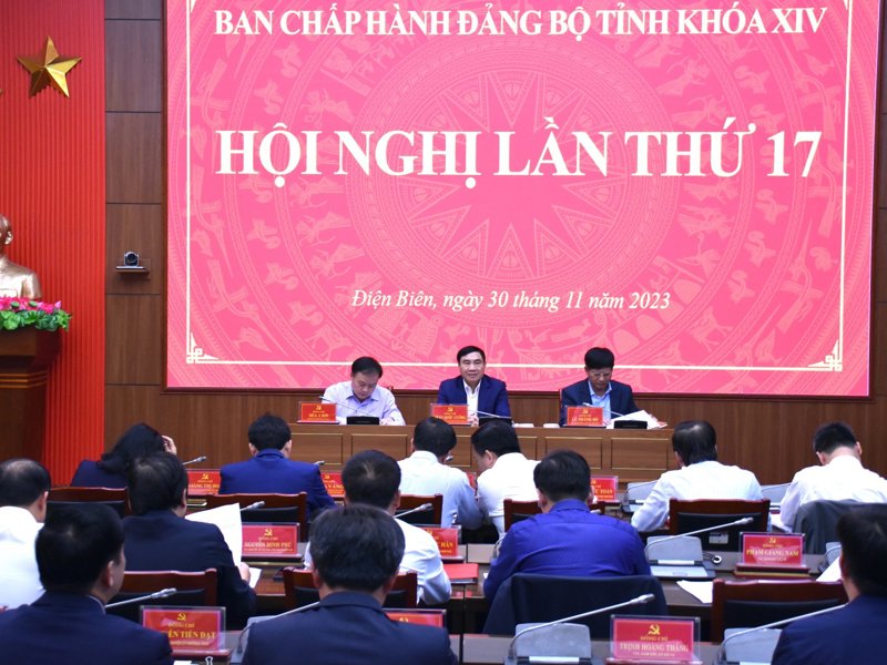 Ban Chấp hành Đảng bộ tỉnh tổ chức Hội nghị lần thứ 17
