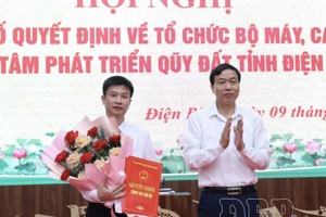 Điện Biên thành lập Trung tâm Phát triển quỹ đất