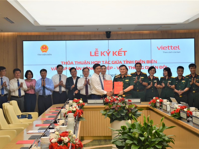 UBND tỉnh ký kết thỏa thuận hợp tác chiến lược về chuyển đổi số tỉnh Điện Biên giai đoạn 2024 – 2026