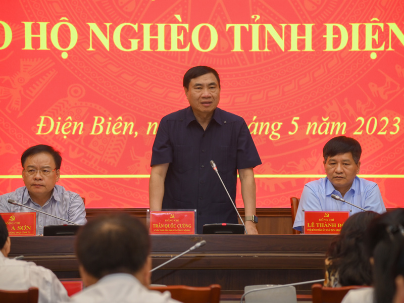 Họp Ban Chỉ đạo  Đề án vận hỗ trợ làm nhà Đại đoàn kết cho hộ nghèo tỉnh Điện Biên