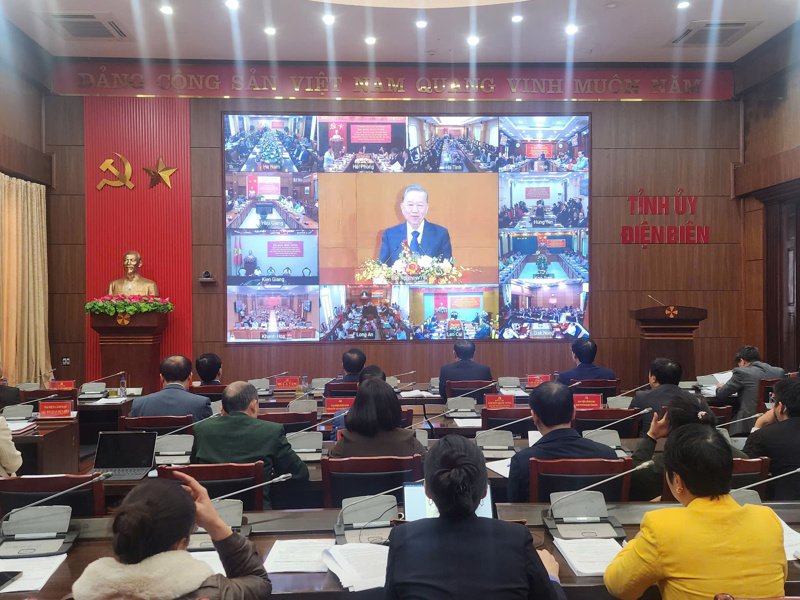 Hội nghị trực tuyến tổng kết công tác ngành Nội chính Đảng và hoạt động của Ban Chỉ đạo PCTNLPTC cấp tỉnh năm 2024
