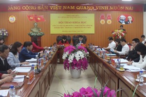 Hội thảo khoa học về công tác đào tạo, bồi dưỡng cán bộ ở Trường Chính trị tỉnh Điện Biên