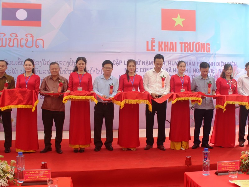 Khai trương cặp lối mở Nậm Đích (Việt Nam) - Huổi Hịa (Lào)