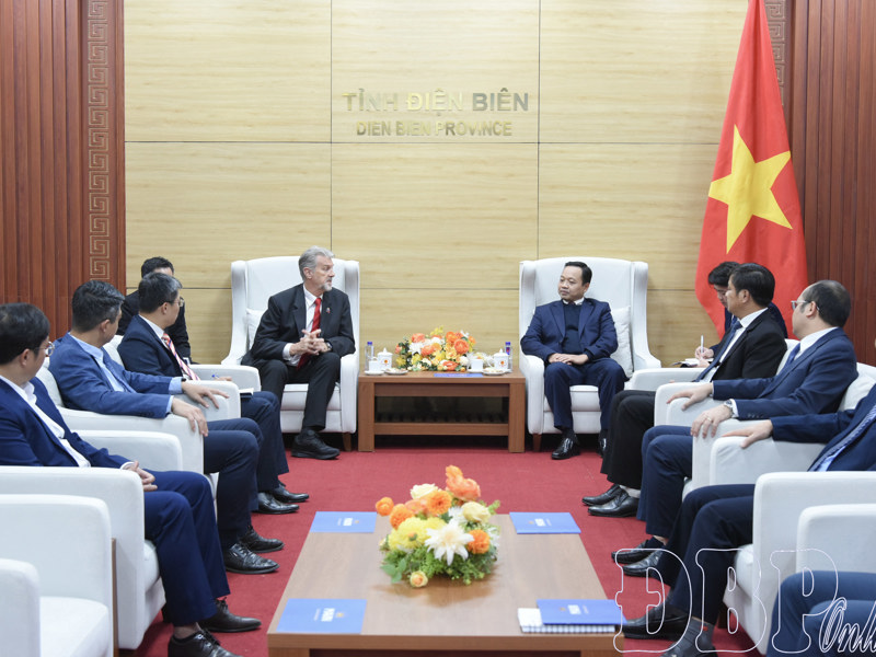 Công ty Cổ phần Tập đoàn Mavin chào xã giao lãnh đạo tỉnh Điện Biên