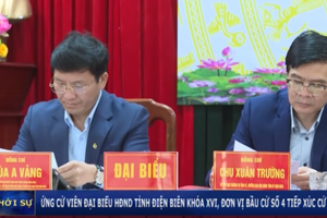 Ứng cử viên đại biểu HĐND tỉnh Điện Biên khóa XVI, đơn vị bầu cử số 5 tiếp xúc cử tri