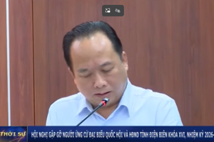 Hội nghị gặp gỡ người ứng cử đại biểu Quốc hội và HĐND tỉnh Điện Biên khóa XVI, nhiệm kỳ 2026-2031